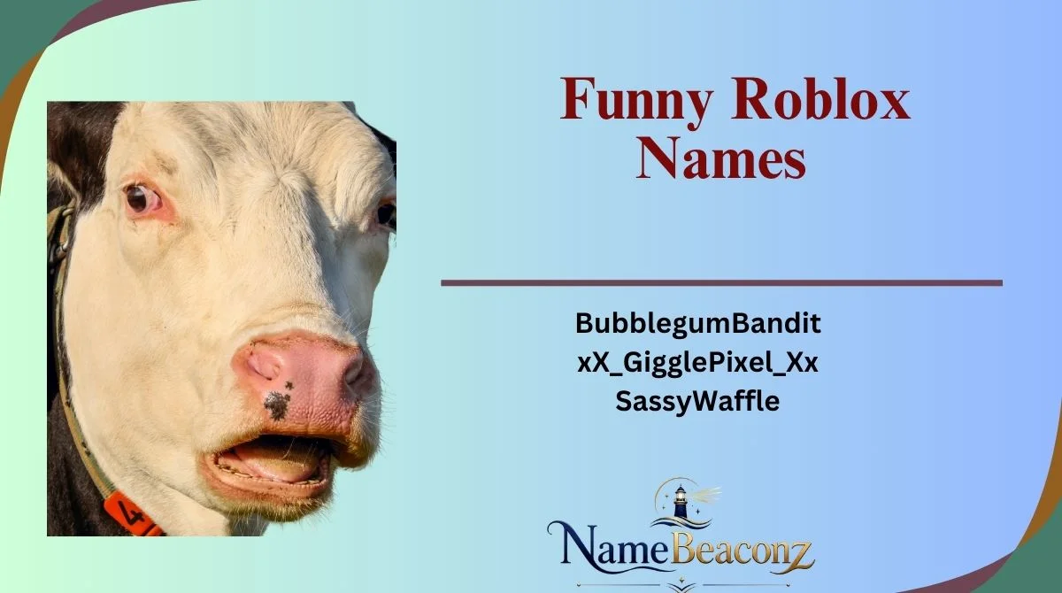 Funny Roblox Names