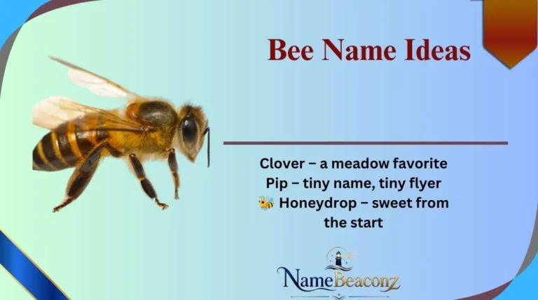 Bee Name Ideas