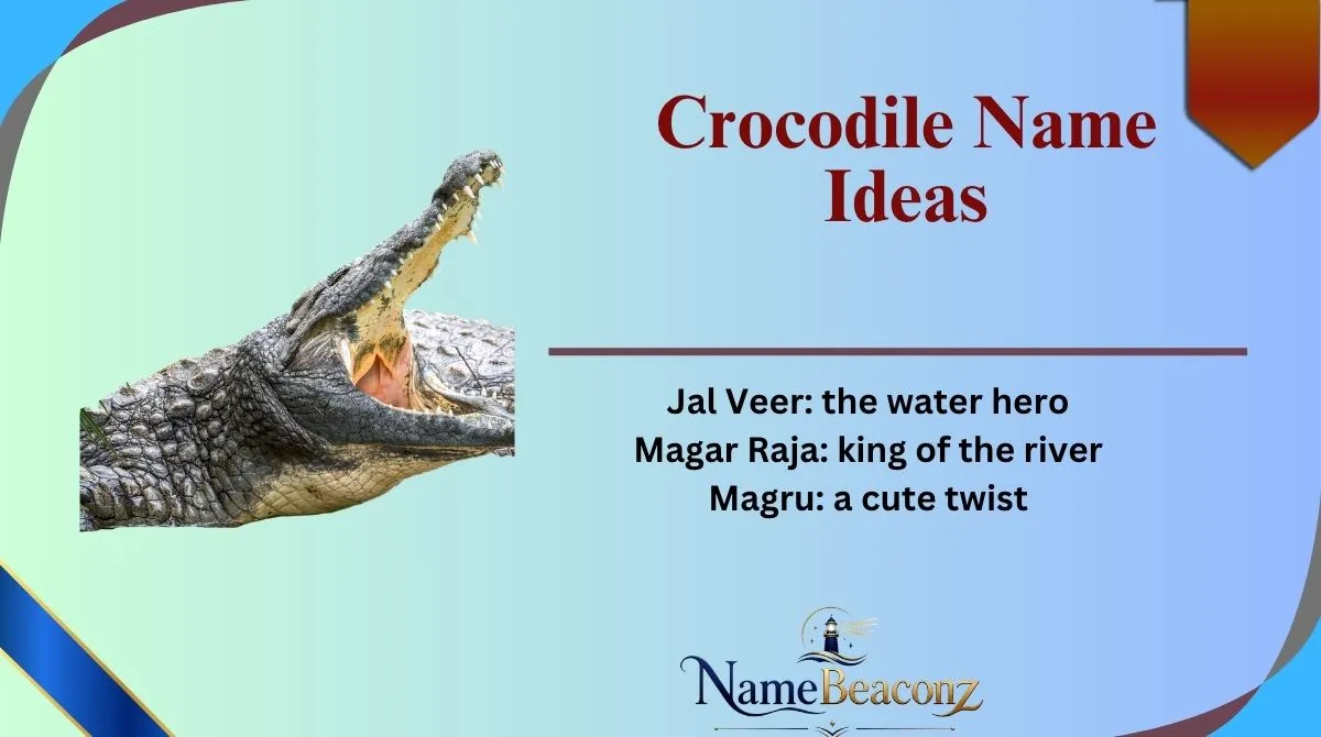 Crocodile Name Ideas