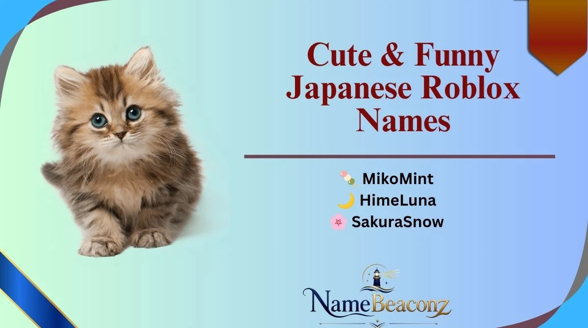 Cute & Funny Japanese Roblox Names