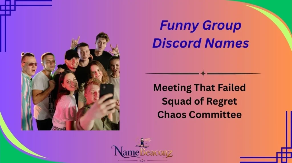 Funny Group Discord Names