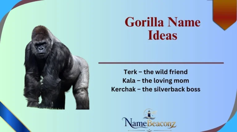 Gorilla Name Ideas