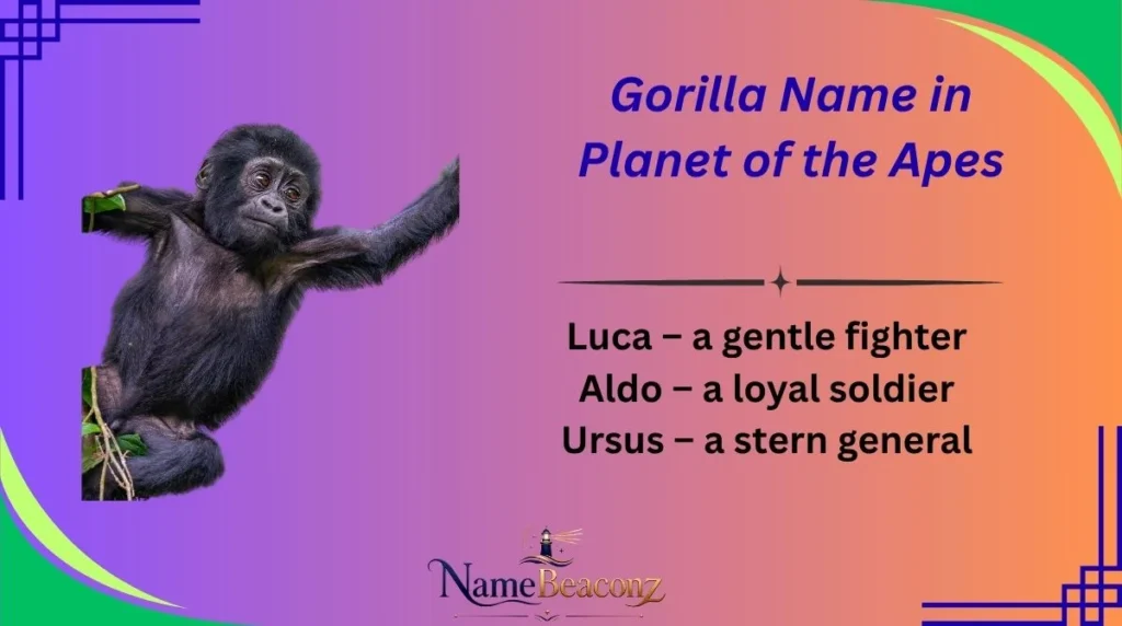 Gorilla Name in Planet of the Apes