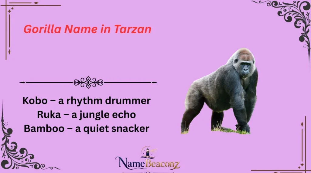Gorilla Name in Tarzan