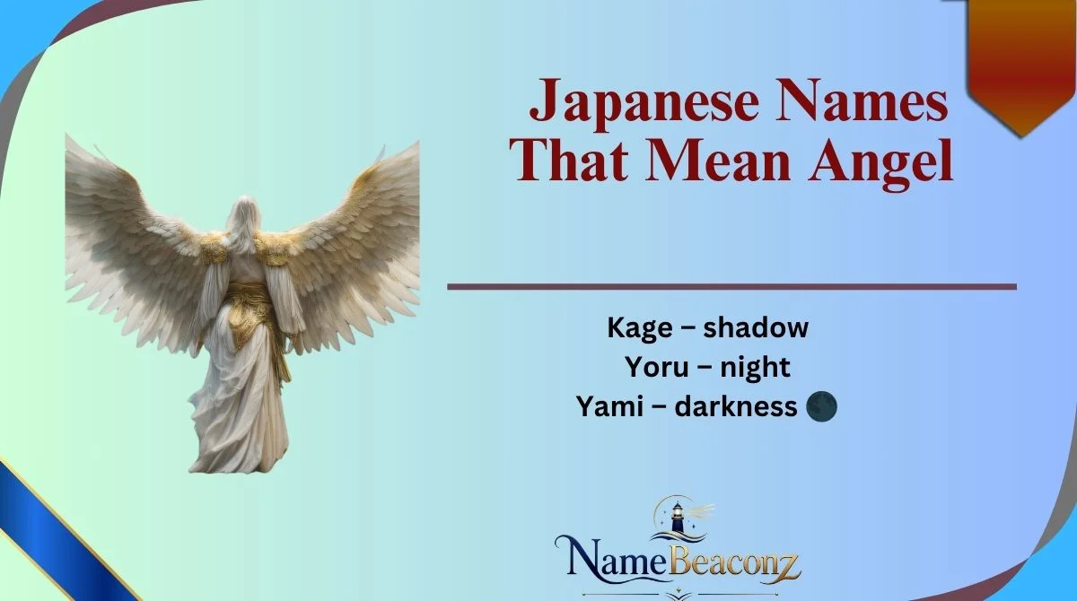 Japanese Names That Mean Angel