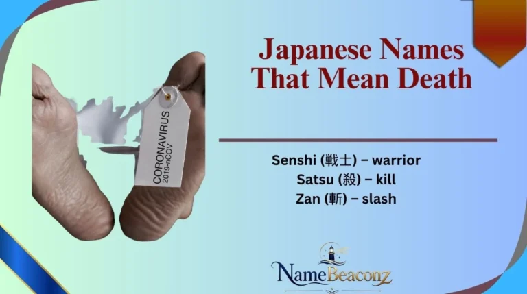 Japanese Names That Mean Death