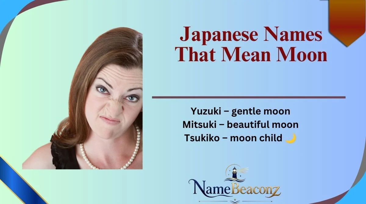 Japanese Names That Mean Moon