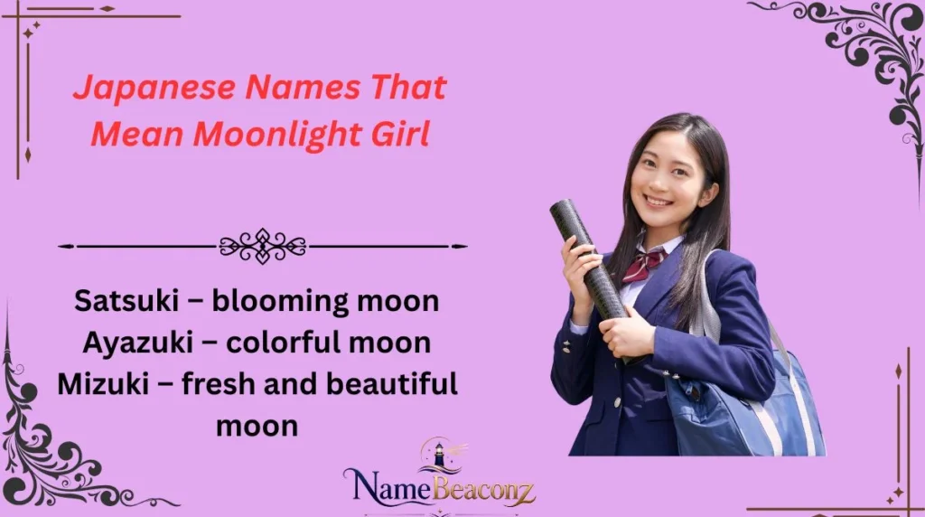 Japanese Names That Mean Moonlight Girl