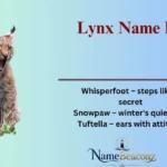 Lynx Name Ideas